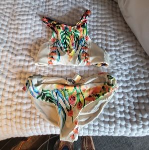 Katyusha Swim Nwt Sexy Nude Jeweled Scrunch Back Bikini Poshmark